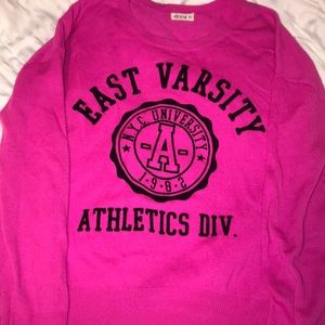 bright pink long sleeve